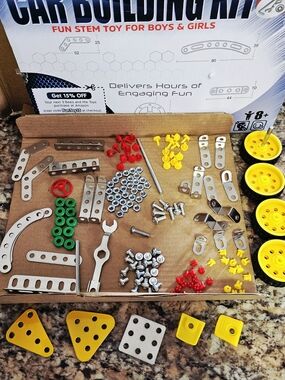 Car Building STEM Toy Kit for Kids